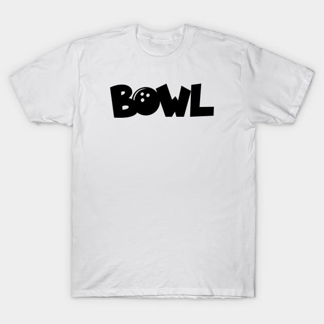 Bowling bowl T-Shirt by maxcode